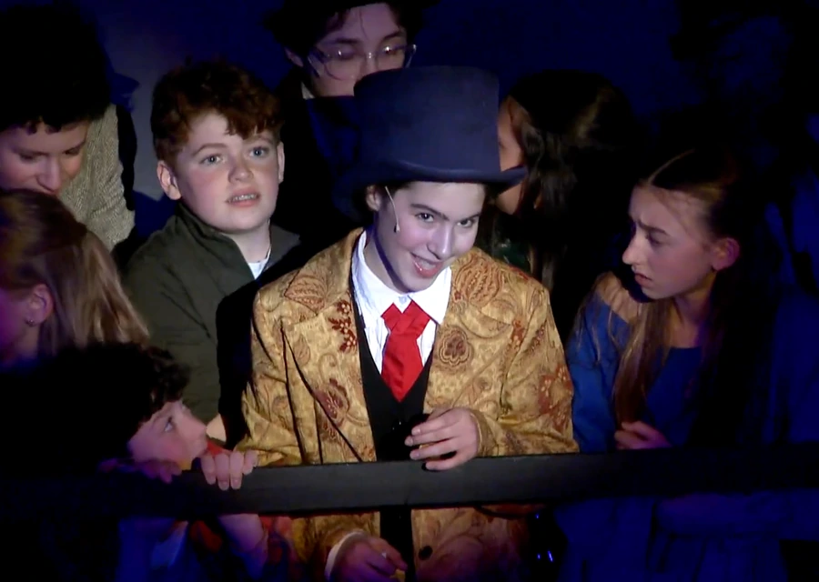 Samara performing in Willy Wonka Jr.